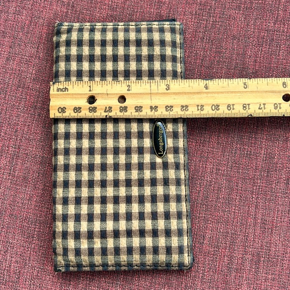 Longaberger Homestead Checkbook Cover Wallet - Picture 3 of 8